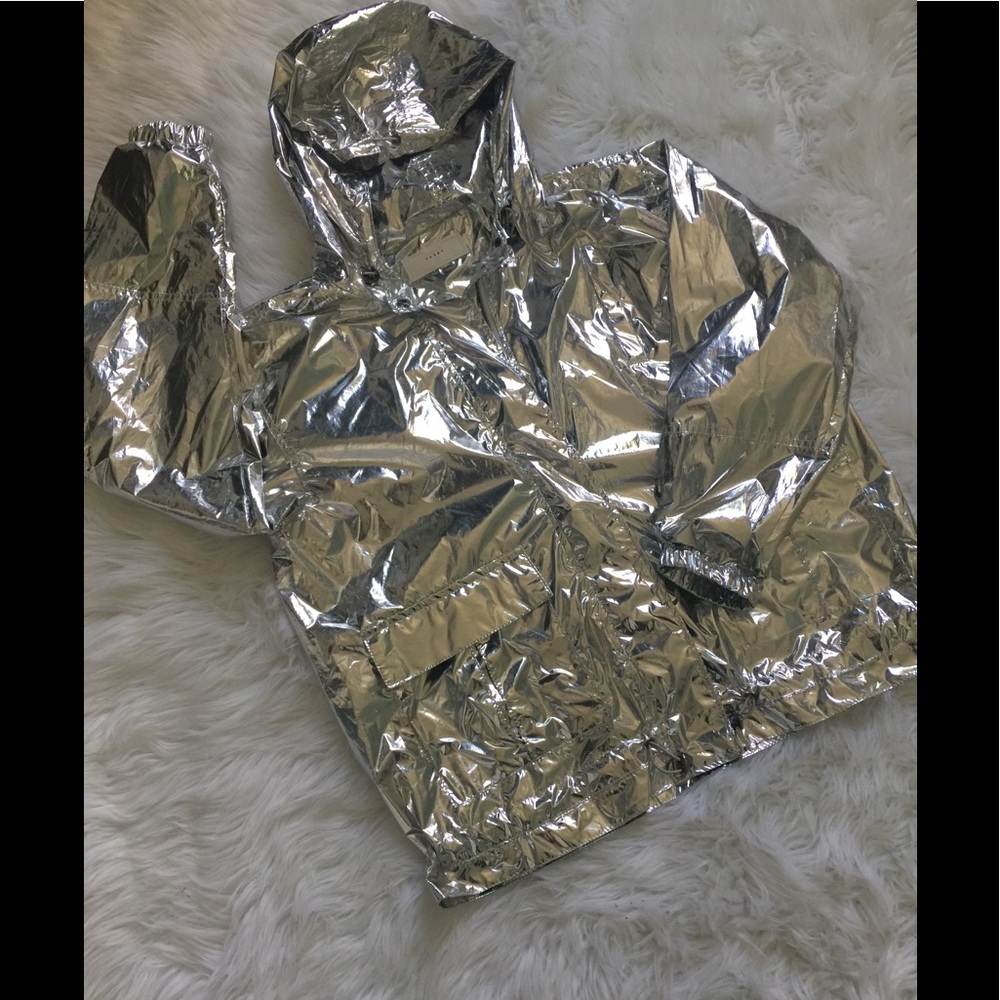 1LEFT☘️NEW BLANK NYC METALLIC JACKET - Picture 3 of 8